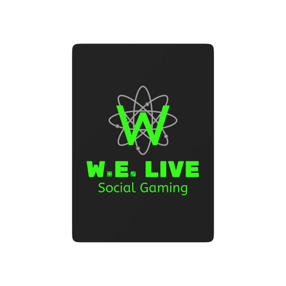 W.E. LIVE Social Gaming Playing Cards