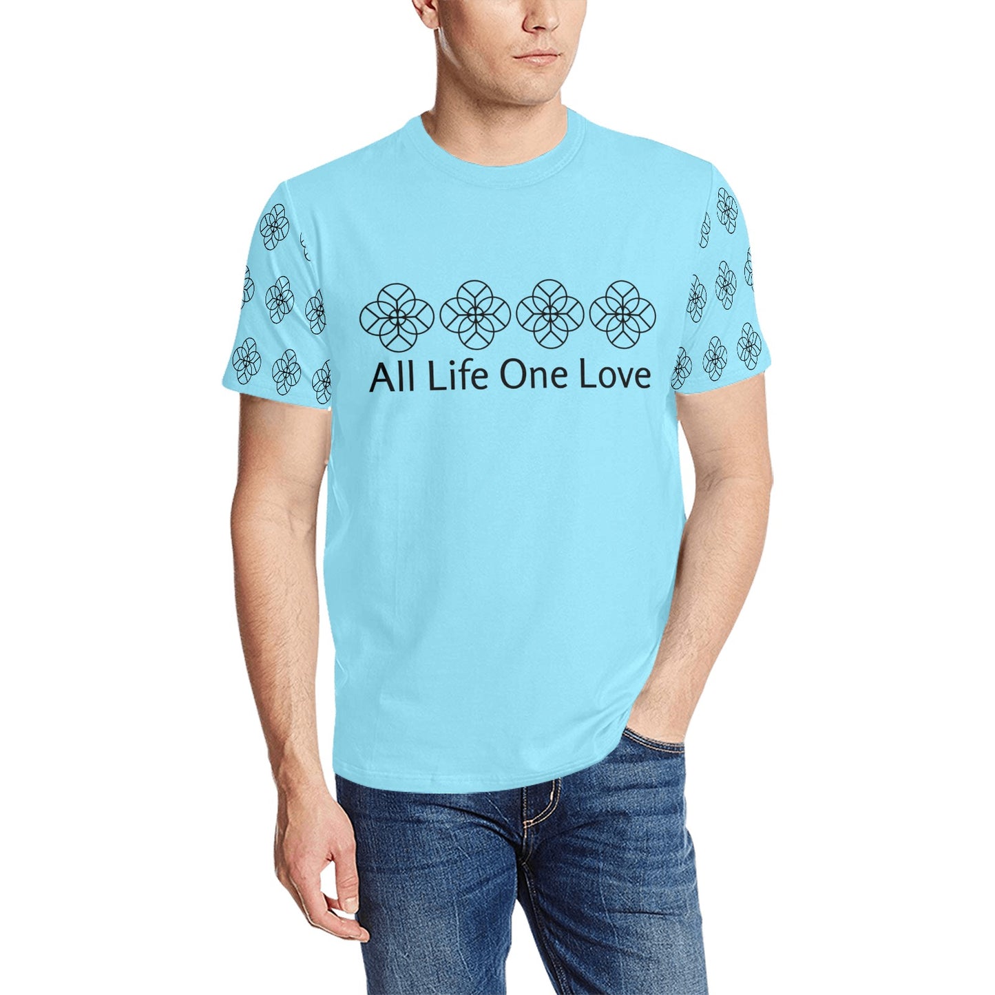 Men's All Over Print T-shirt( T63)(USA)