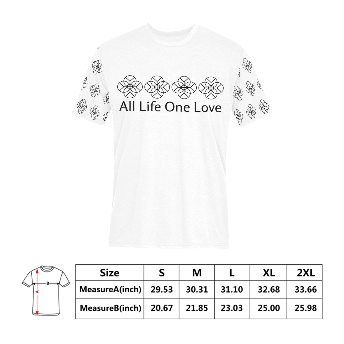 Men's All Over Print T-shirt( T63)(USA)