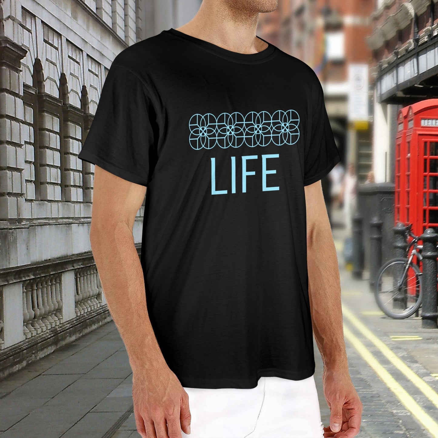 Life light blue Men's Heavy Cotton T-Shirt
